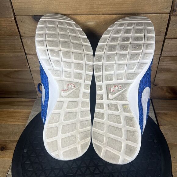 Nike Womens Sz 6 Roshe NM Flyknit Rio QS Blue Running Shoes 835894-400 - Picture 9 of 10